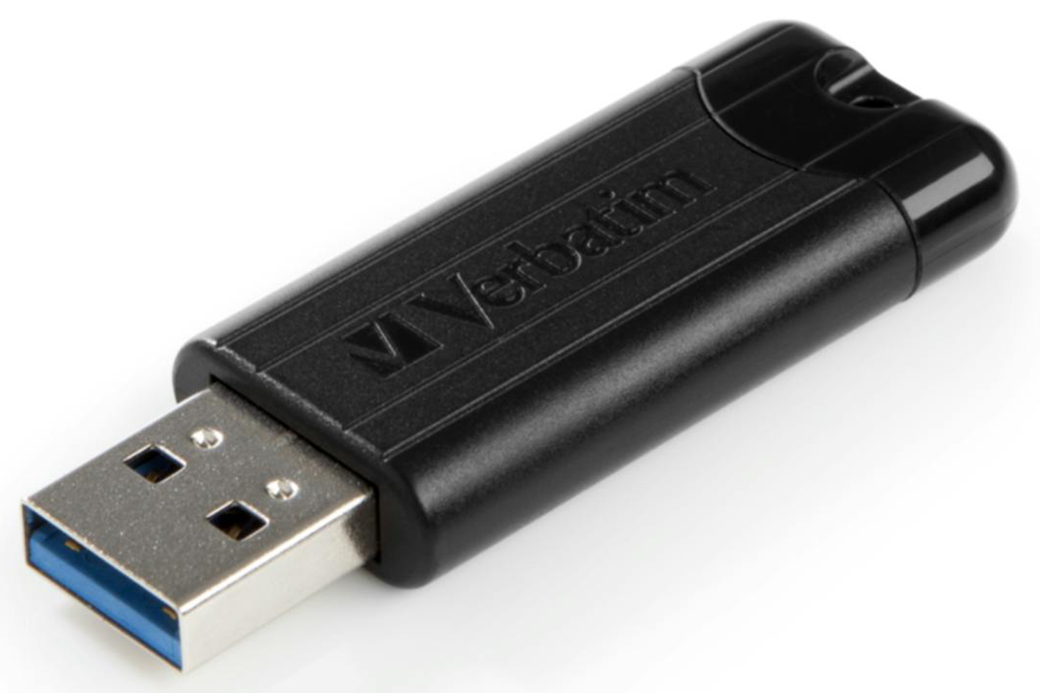 Verbatim PinStripe USB Drive | 128GB | Black
