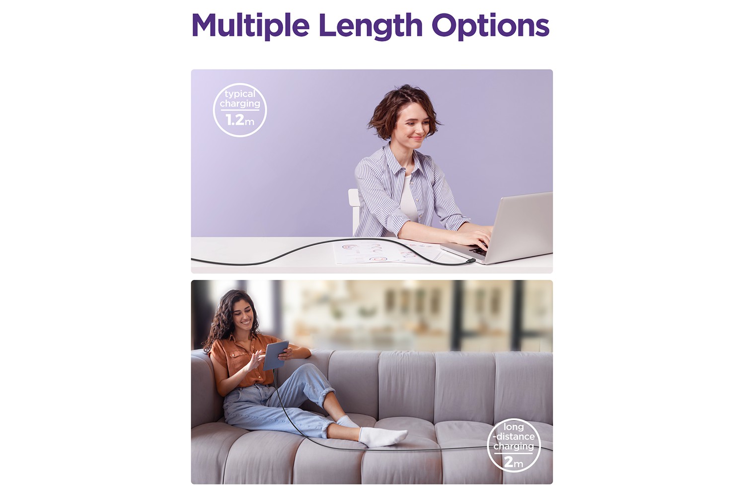 Joyroom USB-A to Lightning Fast Charging Data Cable | 1.2m | Black