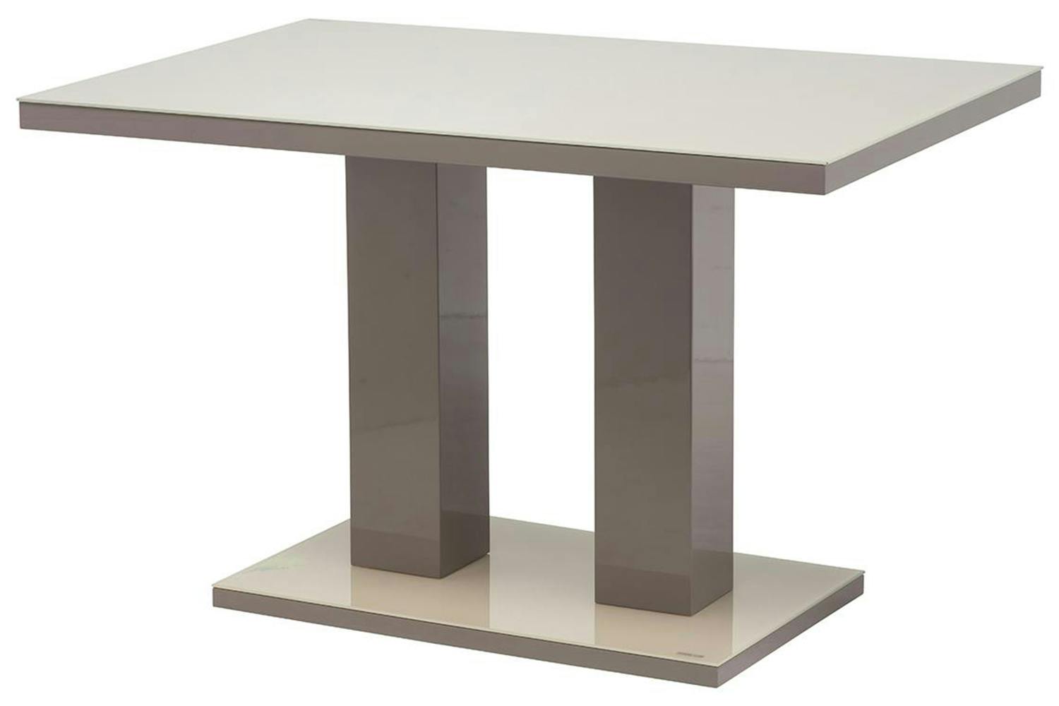 Cera Rectangular Dining Table | Latte | 120cm