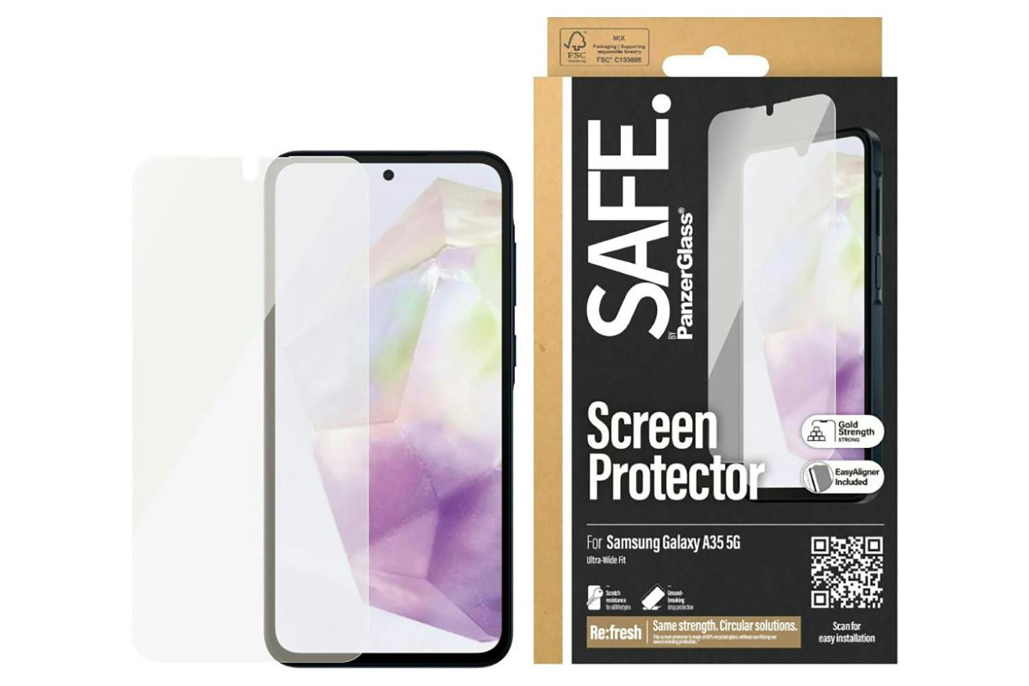 PanzerGlass Samsung Galaxy A35 5G Safe Screen Protector