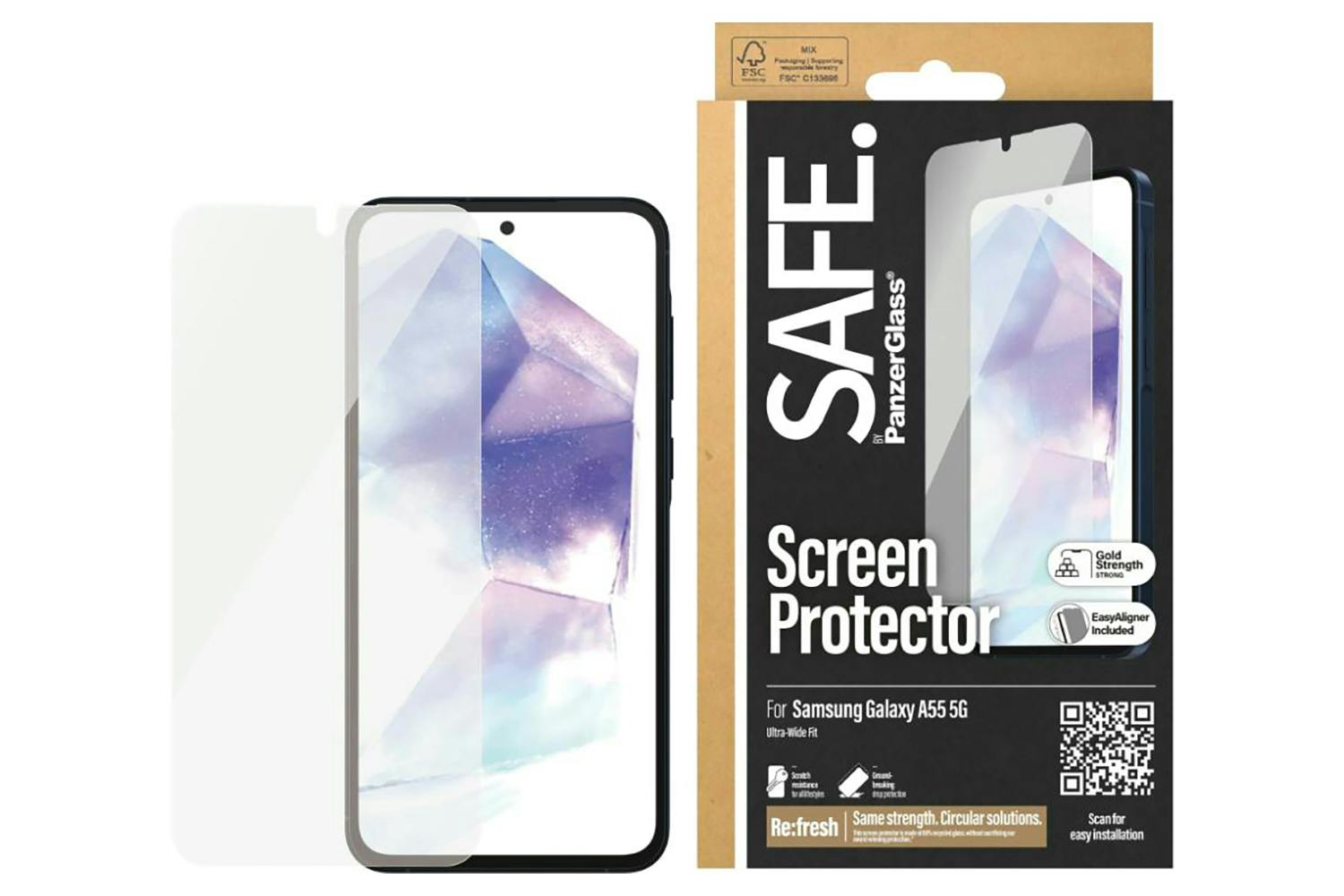 PanzerGlass Samsung Galaxy A55 5G Safe Screen Protector