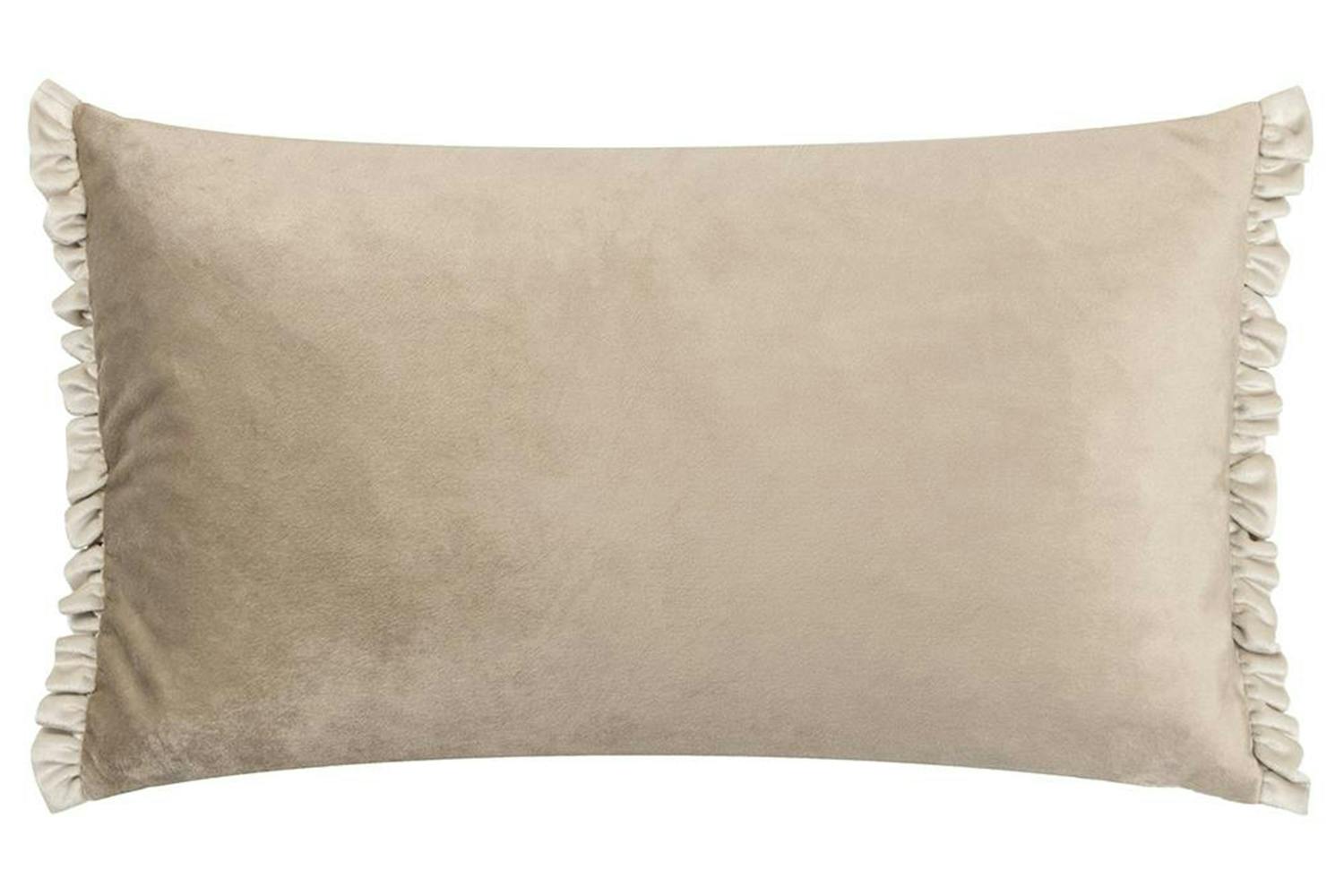 Tilly Feather Cushion | Oyster/Lace | 30 x 50 cm