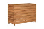 Vidaxl Raised Bed 100x40x72 Cm Recycled Teak Wood And Steel
