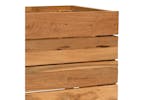 Vidaxl Raised Bed 50x40x38 Cm Recycled Teak Wood And Steel