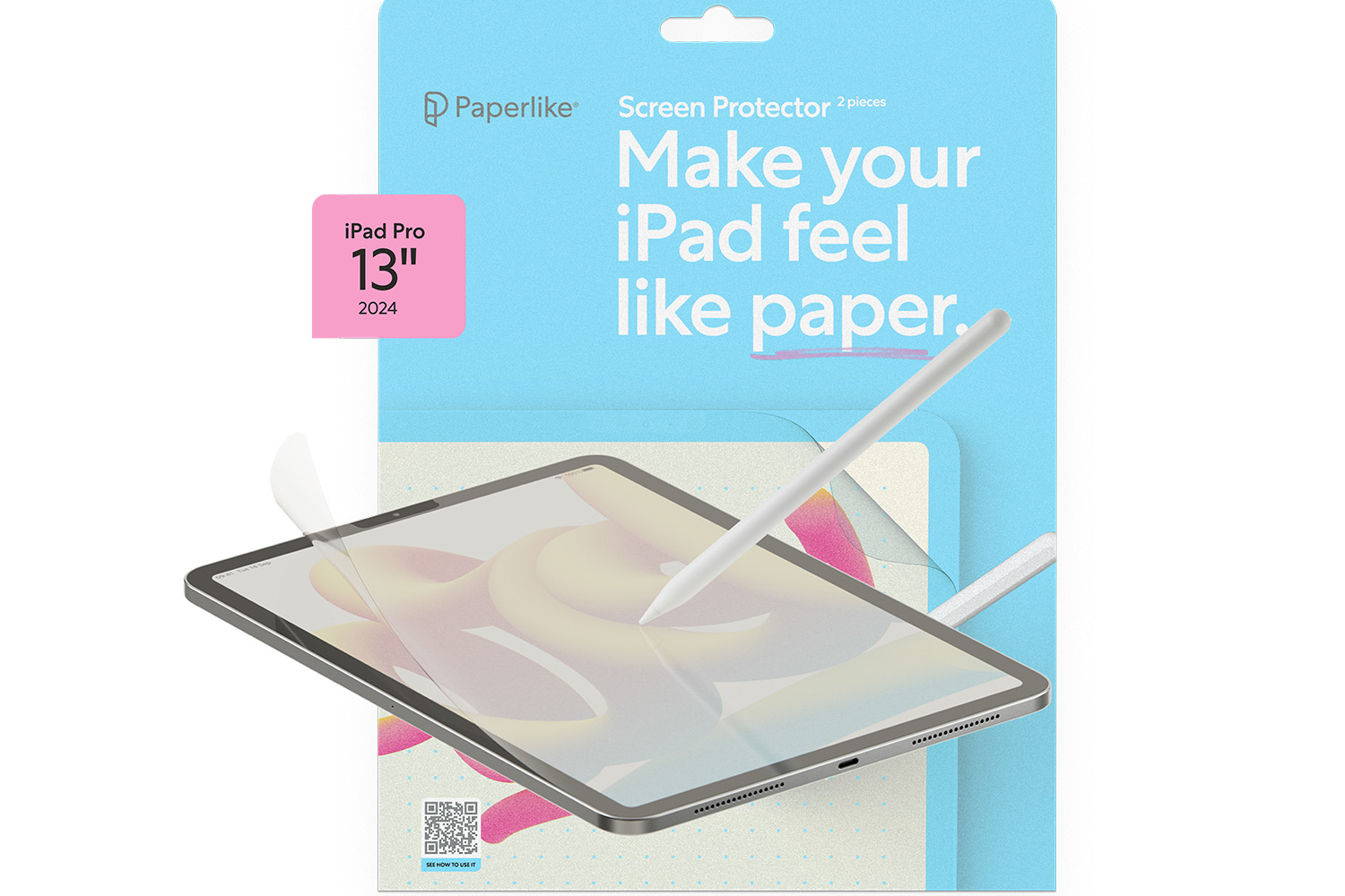 Paperlike iPad Pro 13" Screen Protector | Pack of 2
