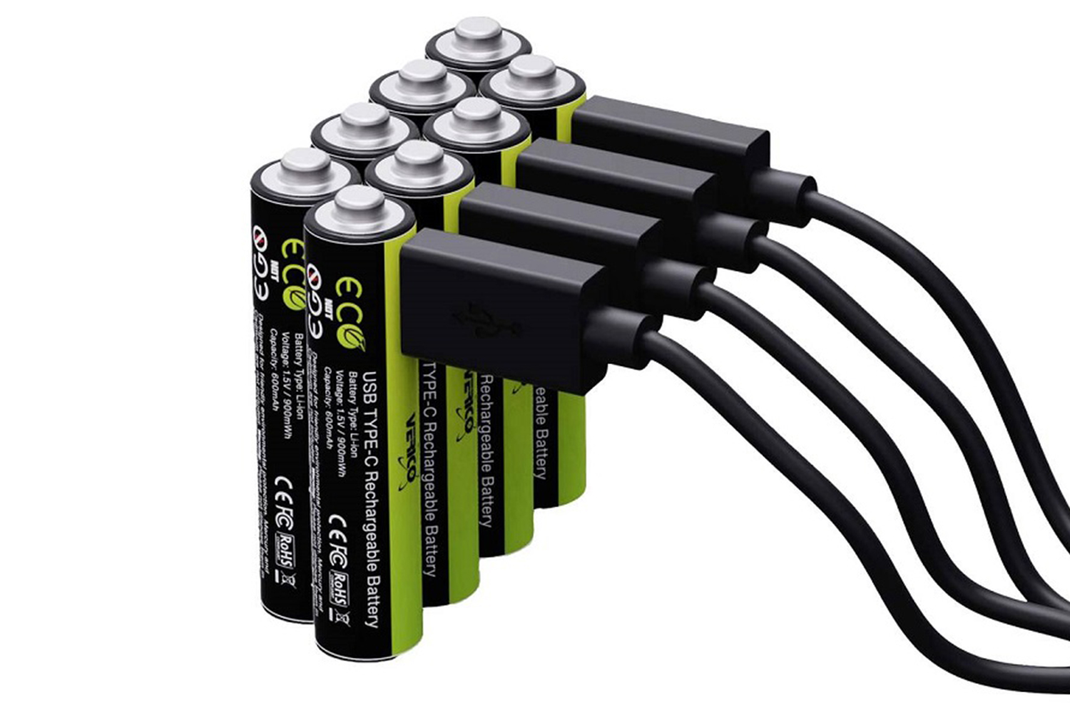 Verico LoopEnergy AAA Rechargeable Battery | 8 Pack