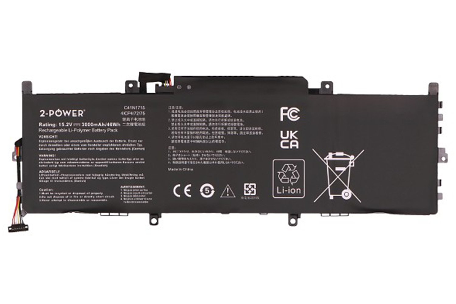 2-Power Main Battery Pack 15.2V 3000mAh