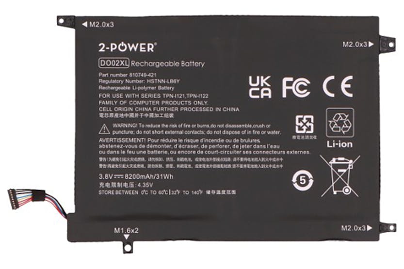 2-Power Main Battery Pack 3.8V 8200mAh
