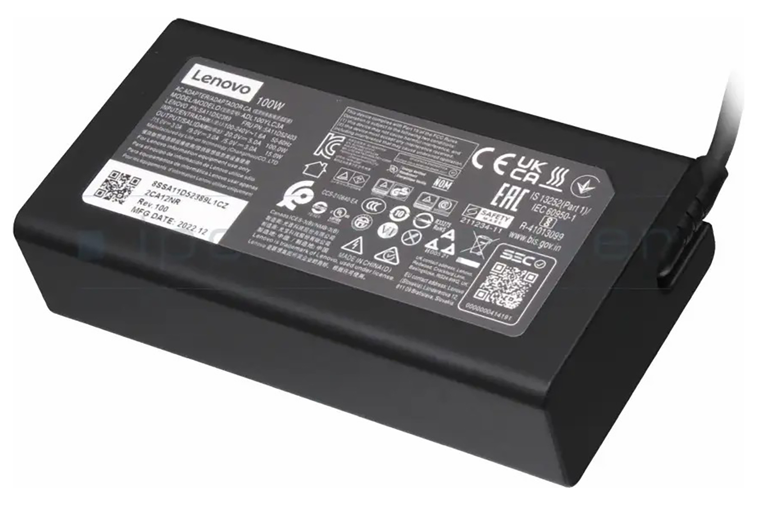 Lenovo AC Adapter USB-C 5V/9V/12V/15V/20V 100W