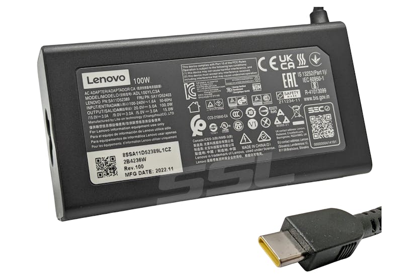 Lenovo AC Adapter USB-C 5V/9V/12V/15V/20V 100W