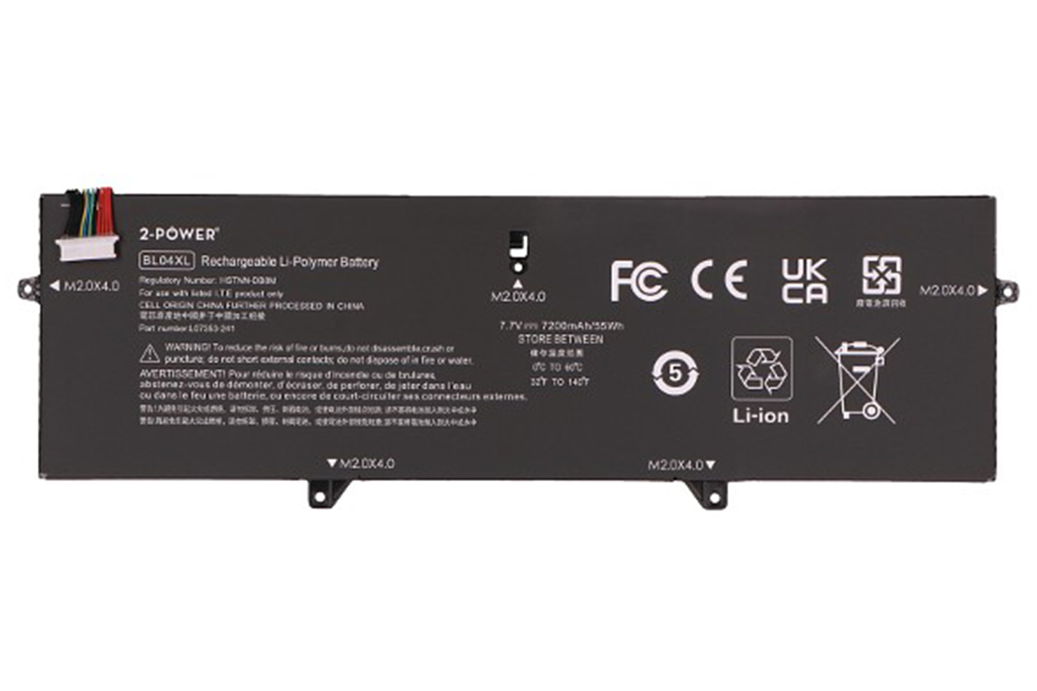 2-Power Main Battery Pack 7.7V 6800mAh