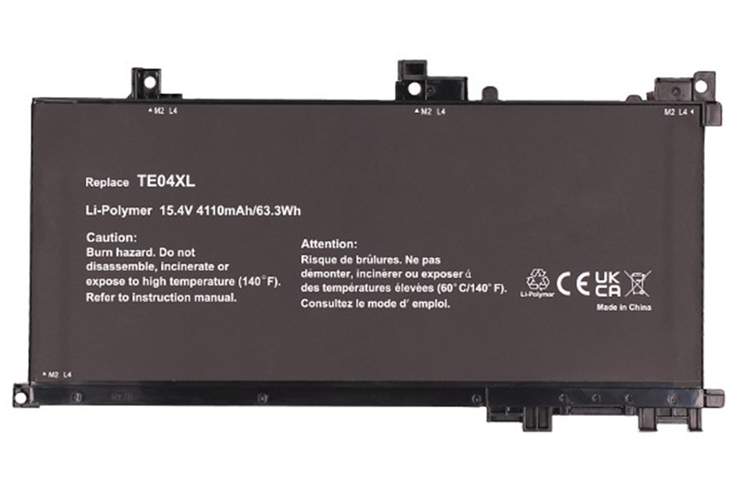 2-Power Main Battery Pack 15.4V 4110mAh