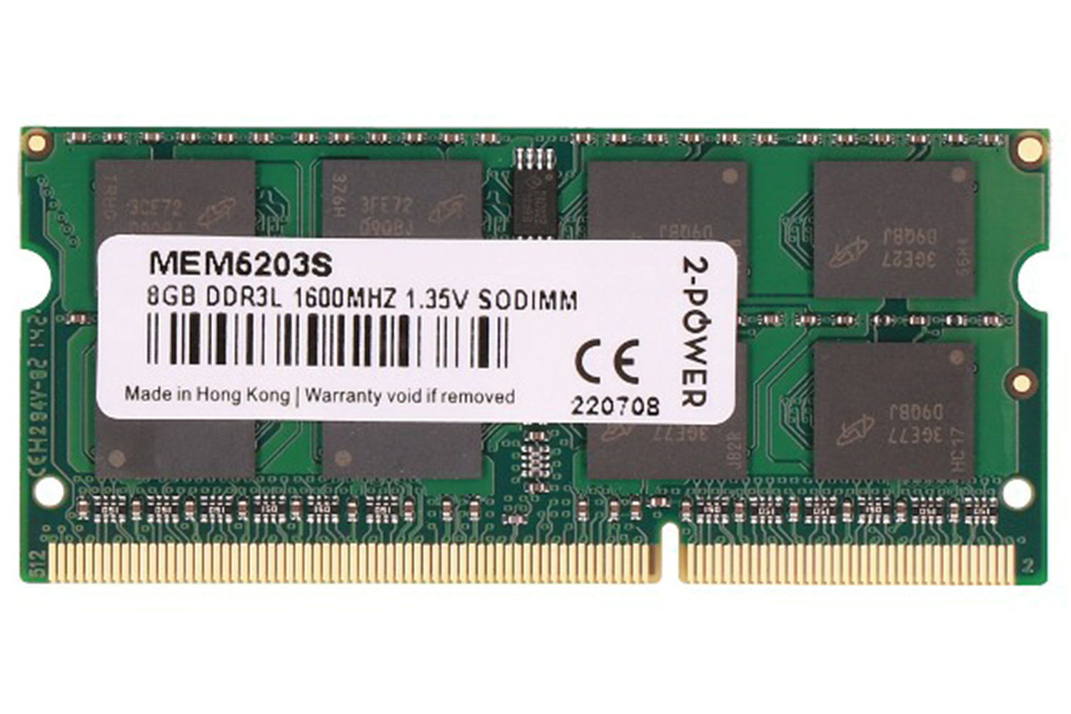 2-Power 8GB DDR3L 1600MHz 1.35V SODIMM