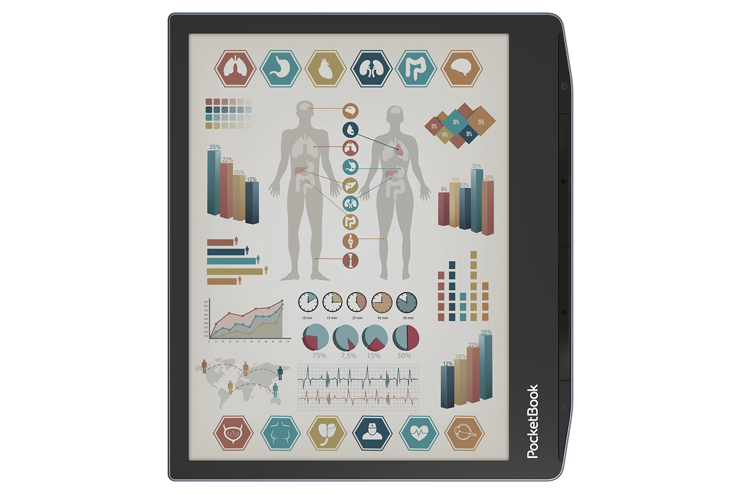 PocketBook Era Colour 7" E-Reader | 32GB | Stormy Sea