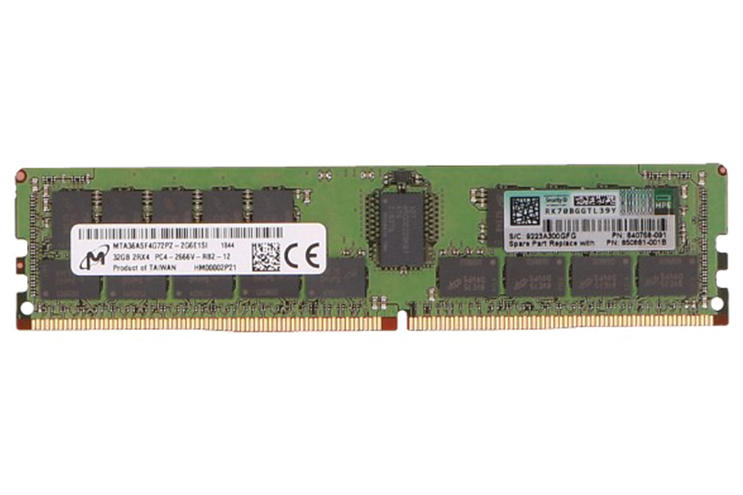 Hewlett Packard Enterprise SPS-DIMM 32GB PC4-2666V-R 2Gx4