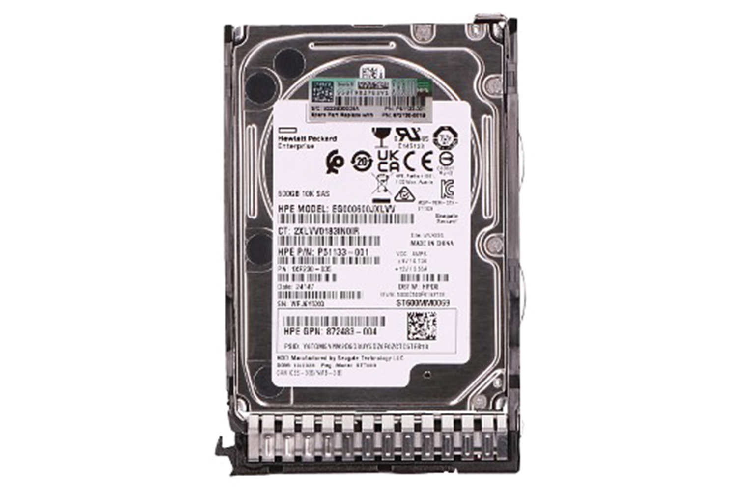 Hewlett Packard Enterprise SPS-DRV HDD 600GB 12G 10K SFF SAS DS SC