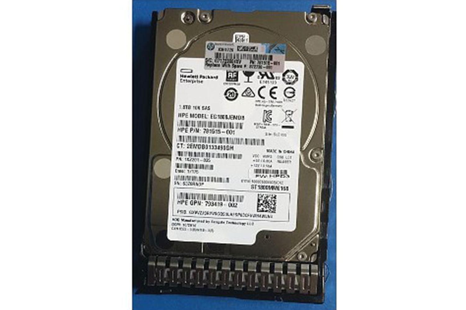 Hewlett Packard Enterprise HDD 1.8TB 10K 12G SFF 512e DS SC
