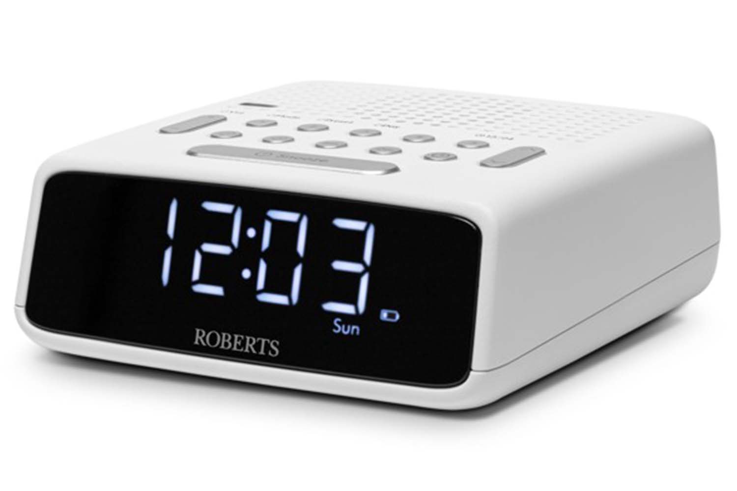 Roberts Ortus FM with Dual Alarm | White