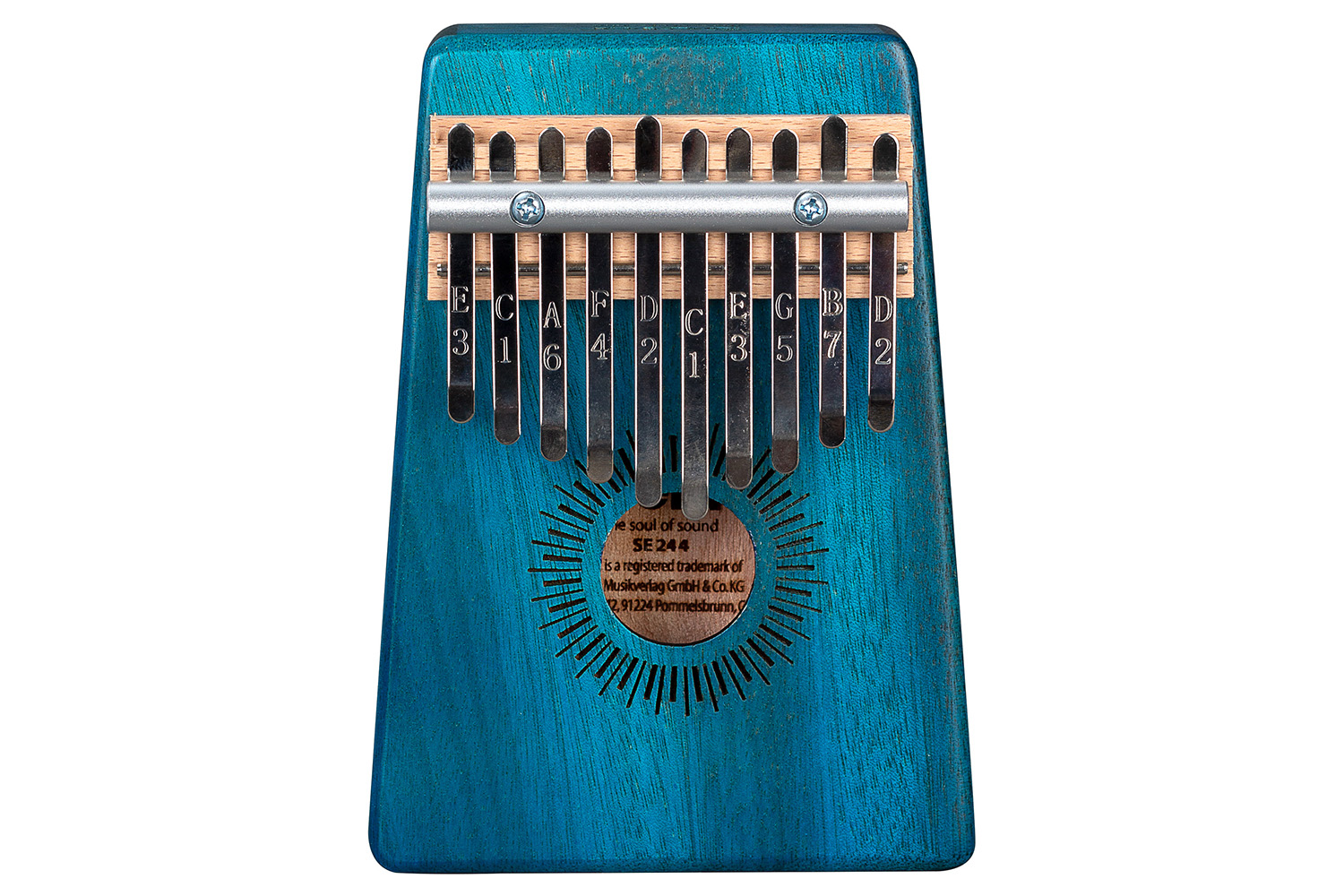 Sela 10" Kalimba - (thumb Piano) With 10 Keys - Blue