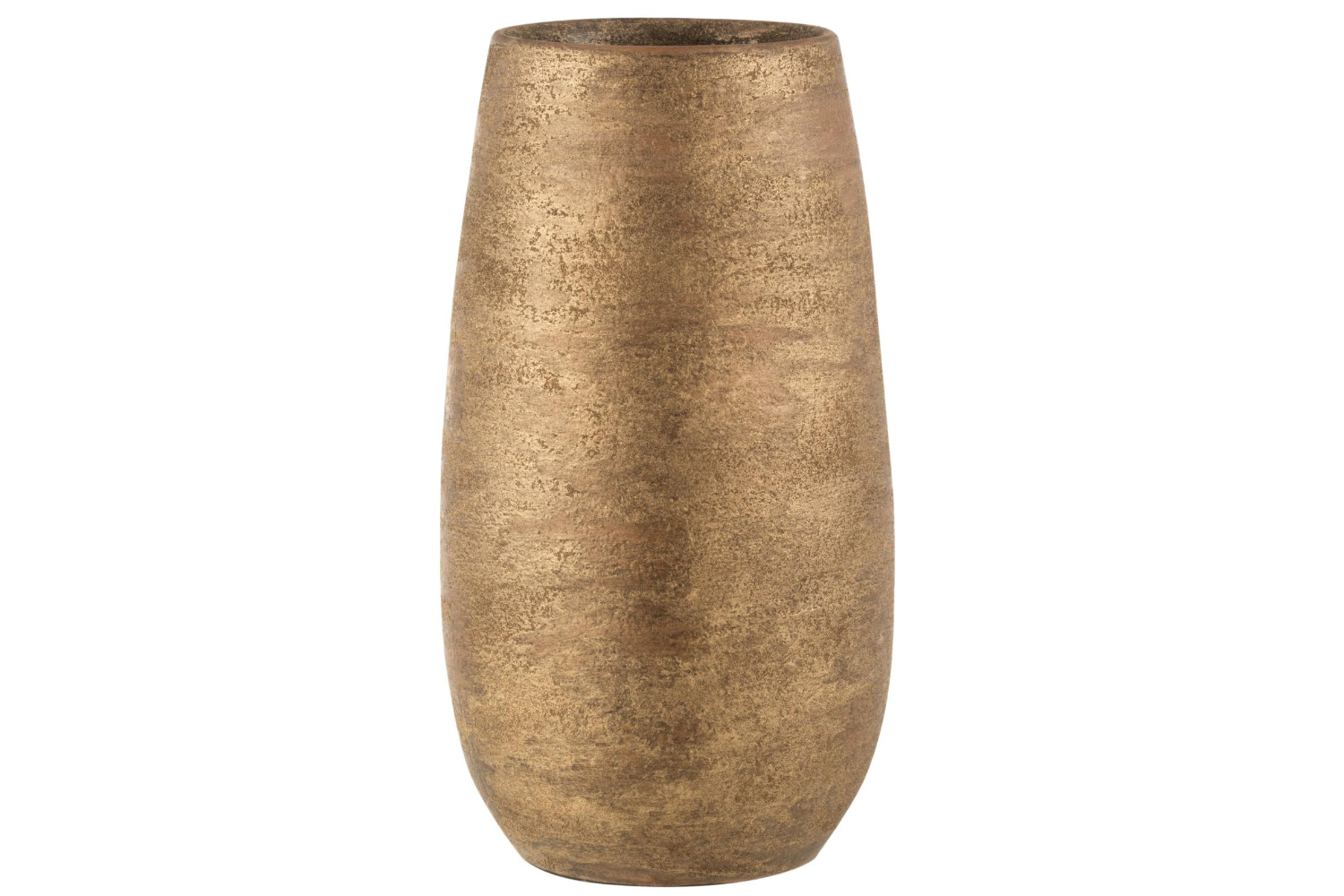 Ceramic Irregular Rough Vase | Gold | Large
