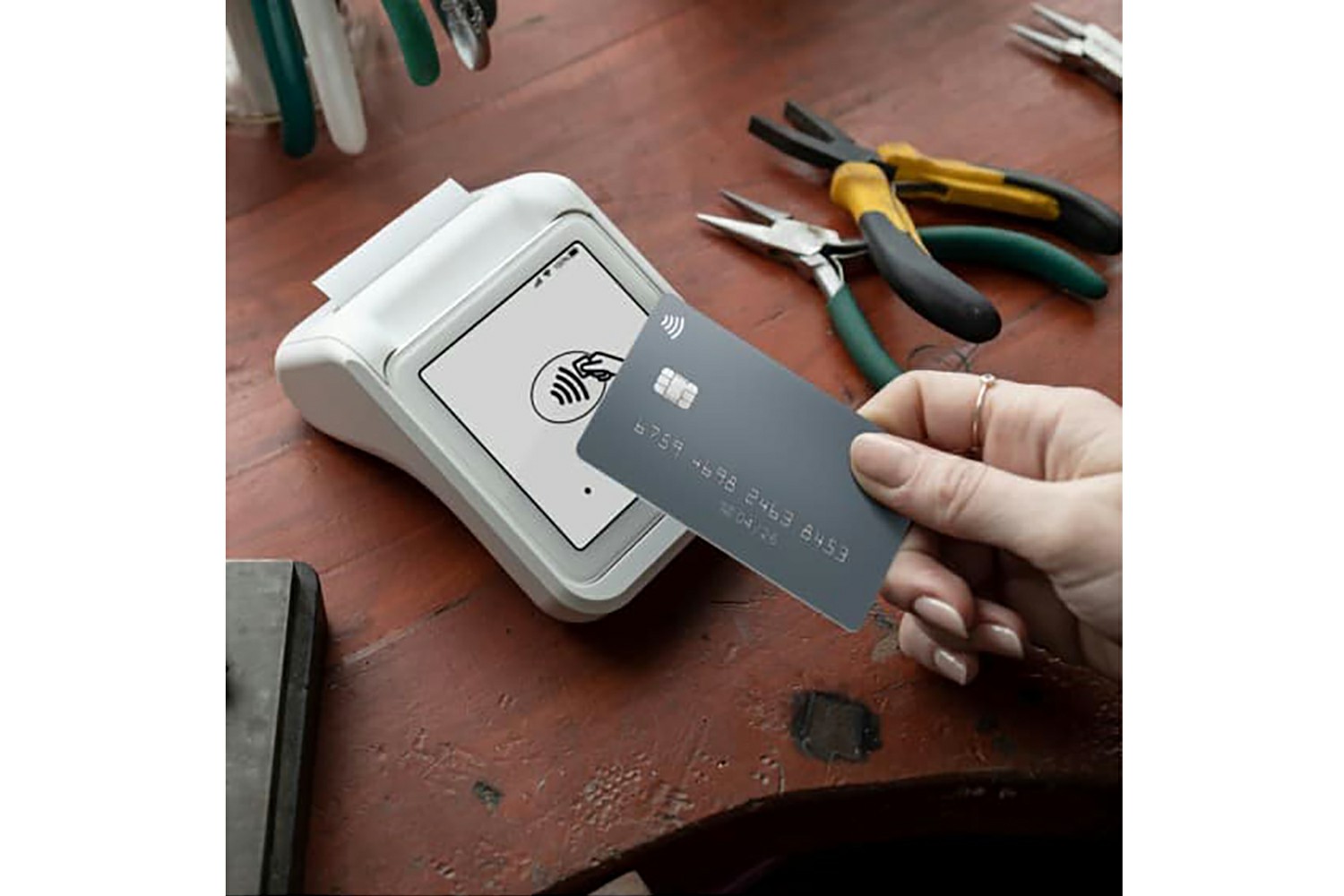 SumUp Solo Card Reader Set with Printer | White