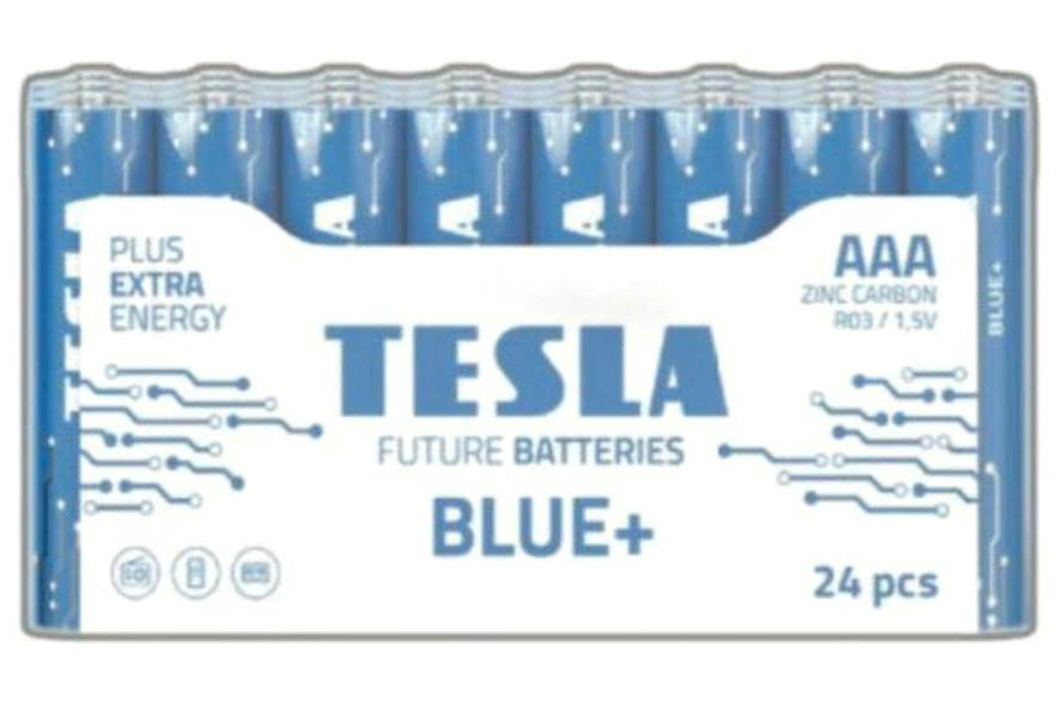 Tesla Blue+ AAA Battery | 24 Pcs of Pack