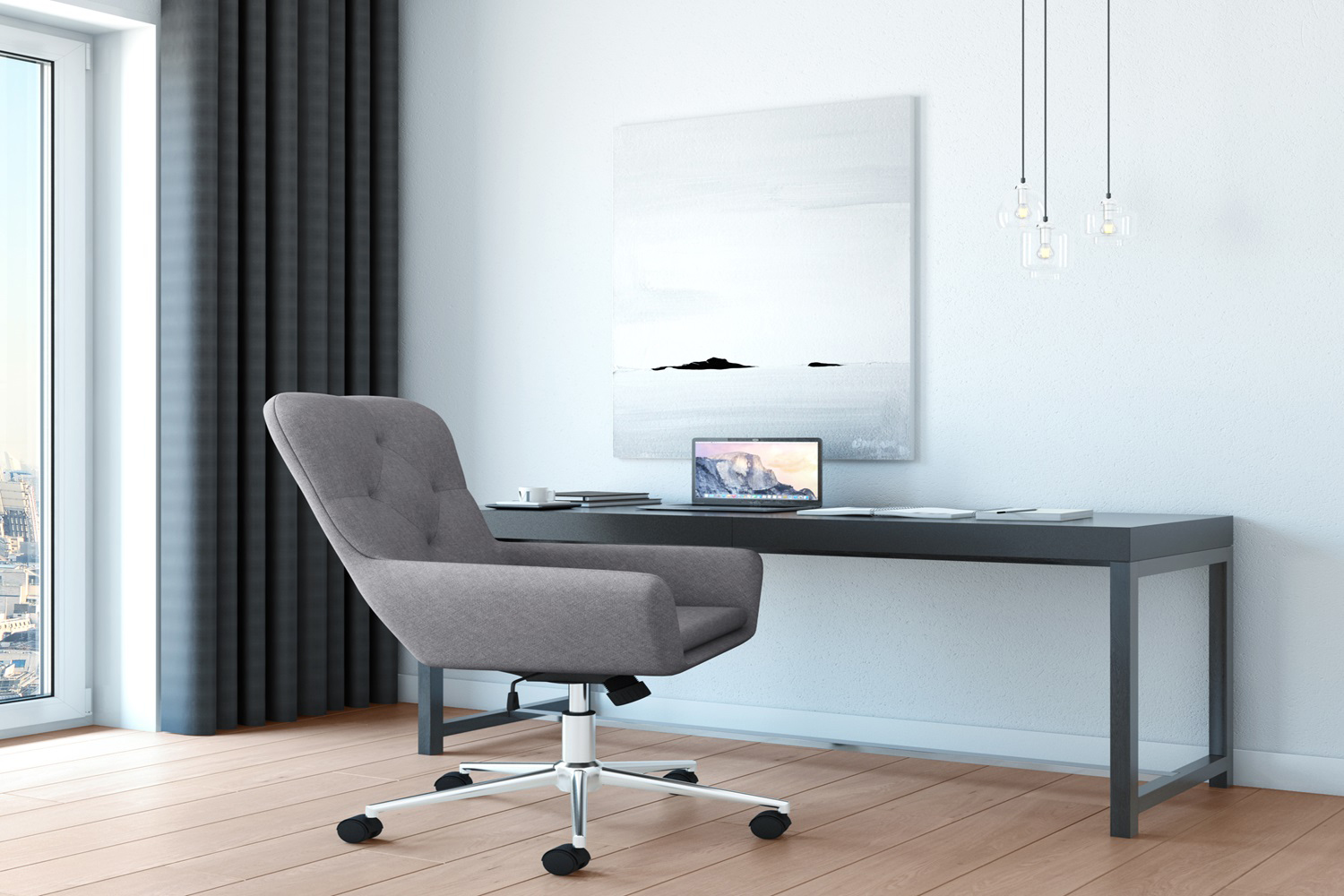 Dorel Benjamin Office Chair | Grey