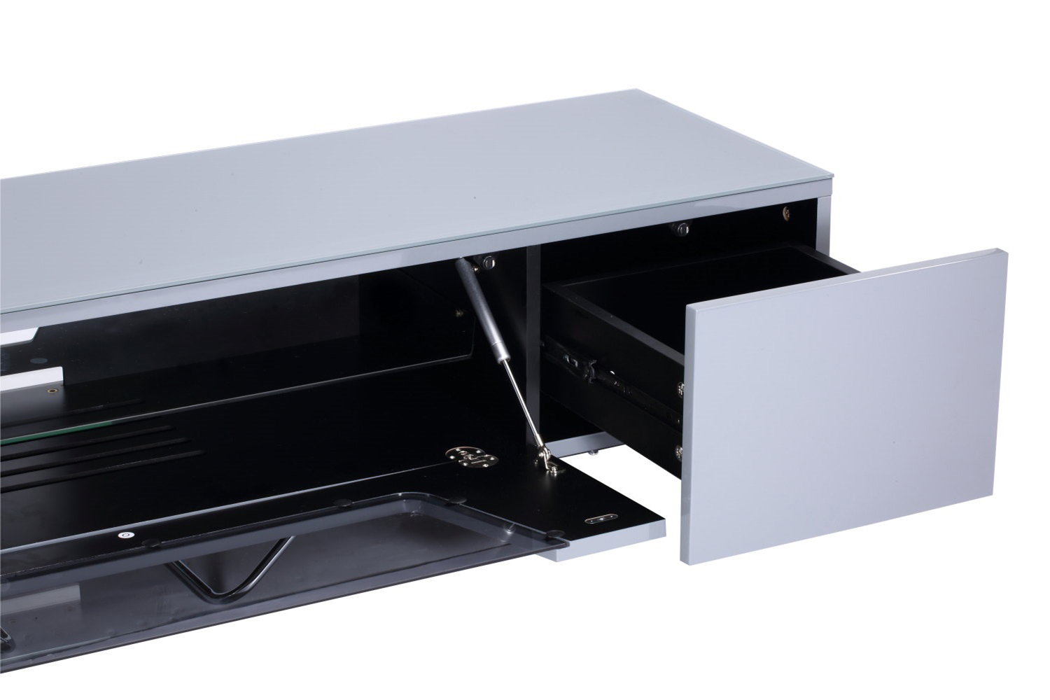 Dorel Alphason Chromium TV Stand