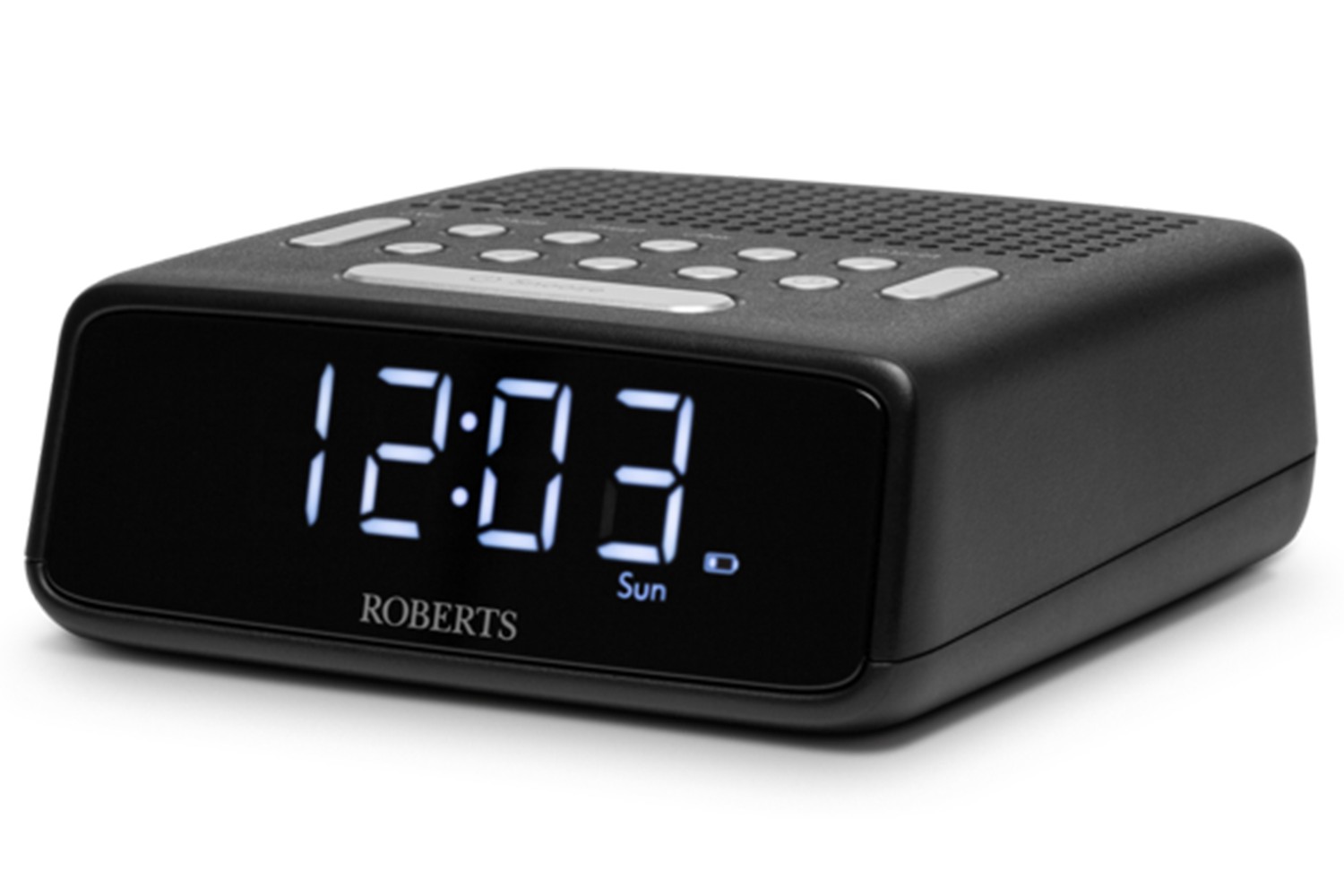 Roberts Ortus FM Dual Alarm Clock Radio | Black