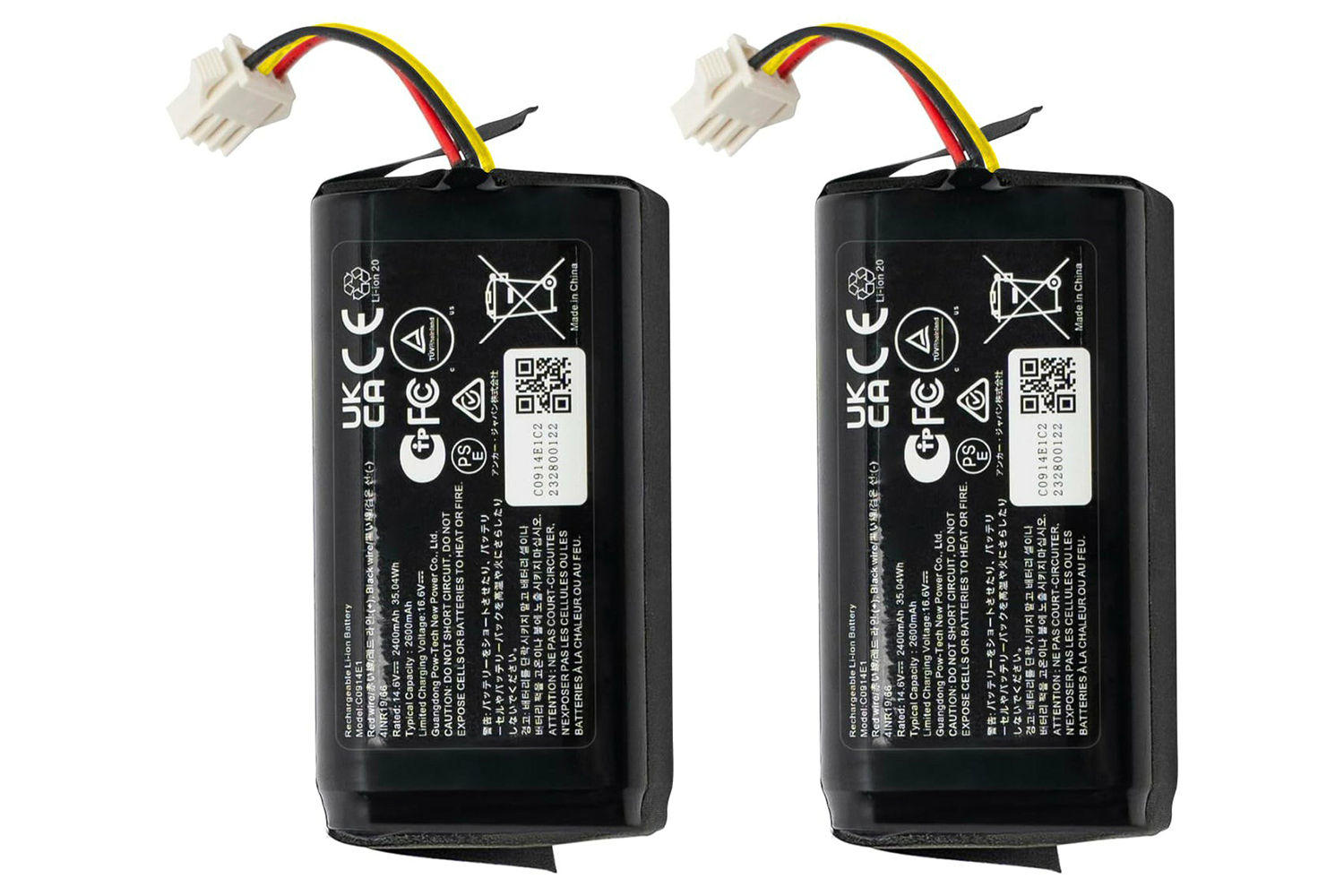 Eufy X10 Pro Omni RoboVac Replacement Battery | Pack of 2