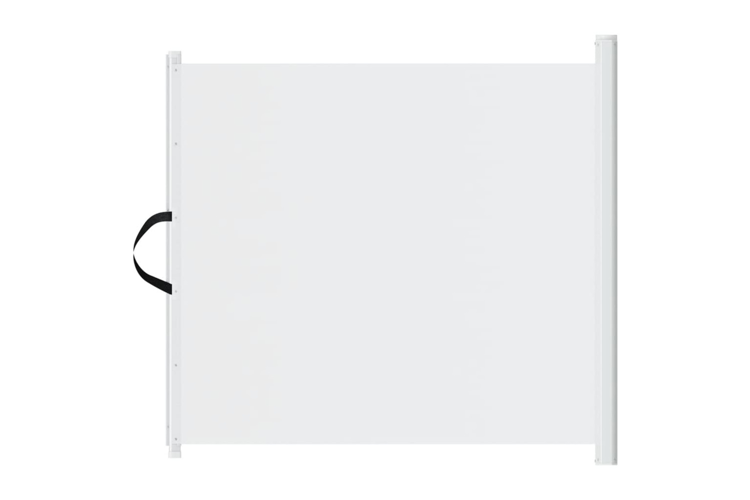 vidaXL 4004130 Retractable Pet Gate White 117.5x125cm