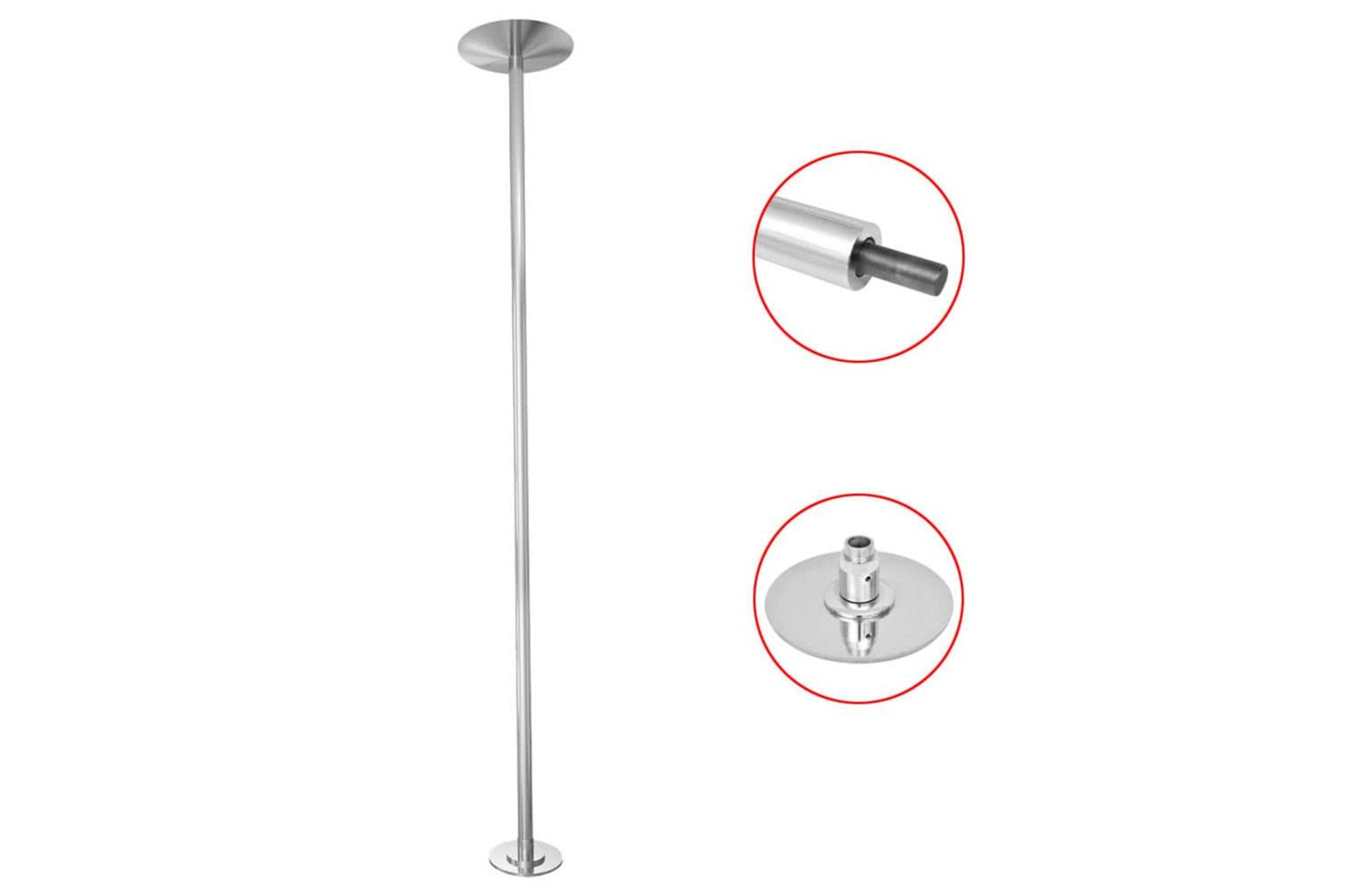 vidaXL 30032 Dancing Pole Height Adjustable