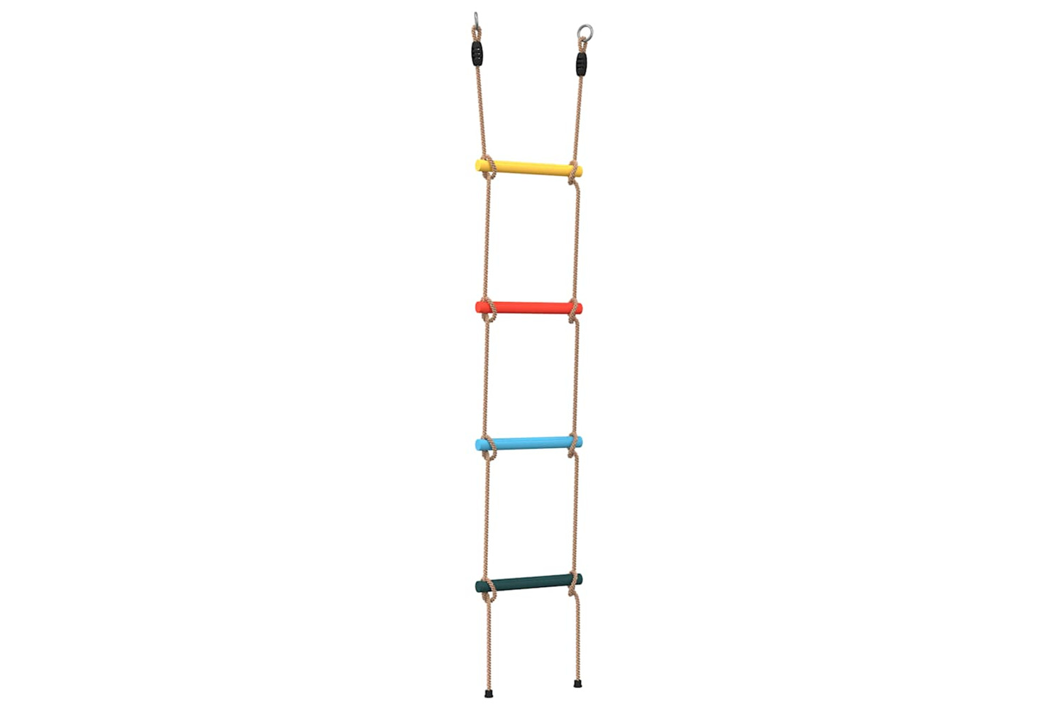 Vidaxl Rope Ladder For Kids With 4 Rungs Multicolour