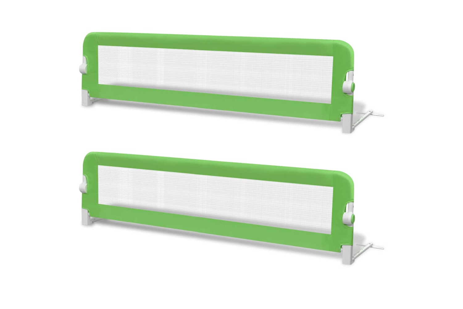 Vidaxl Toddler Safety Bed Rail 2 Pcs Green 150x42 Cm