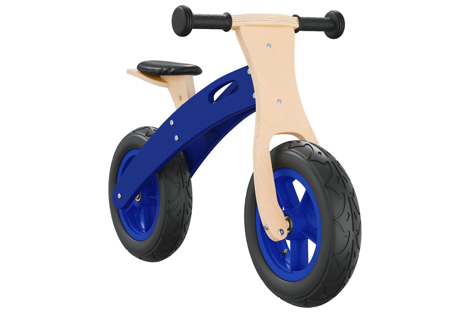 Vidaxl Balance Bike For Children With Air Tyres Blue