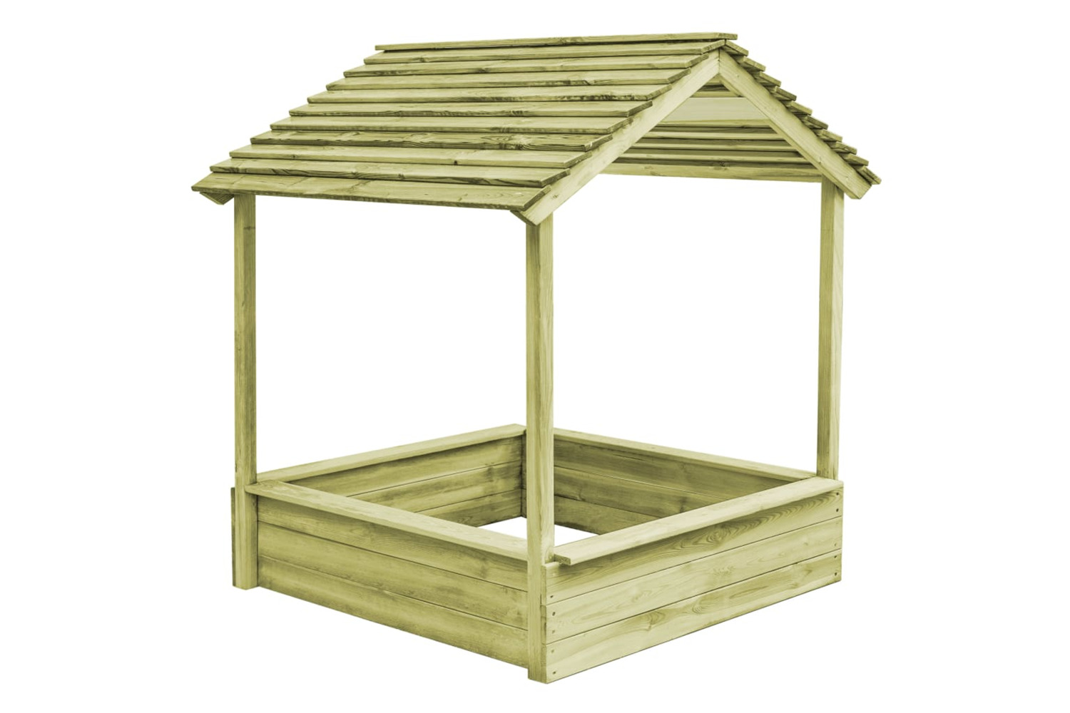 vidaXL 44907 Outdoor Playhouse With Sandpit 128x120x145cm Pinewood
