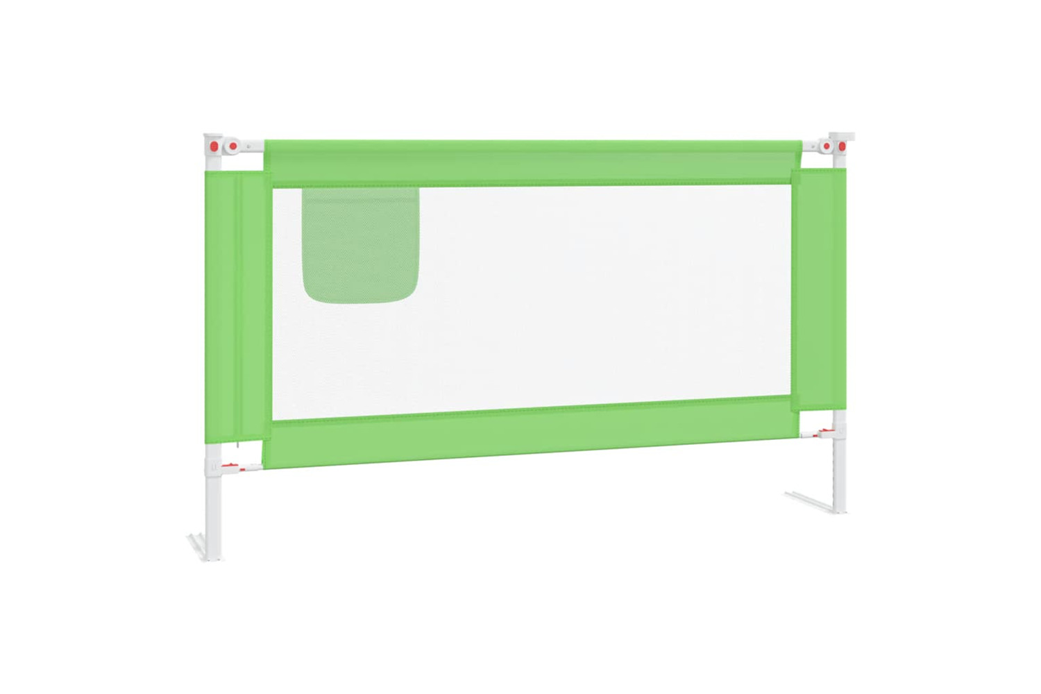 Vidaxl Toddler Safety Bed Rail Green 140x25 Cm Fabric