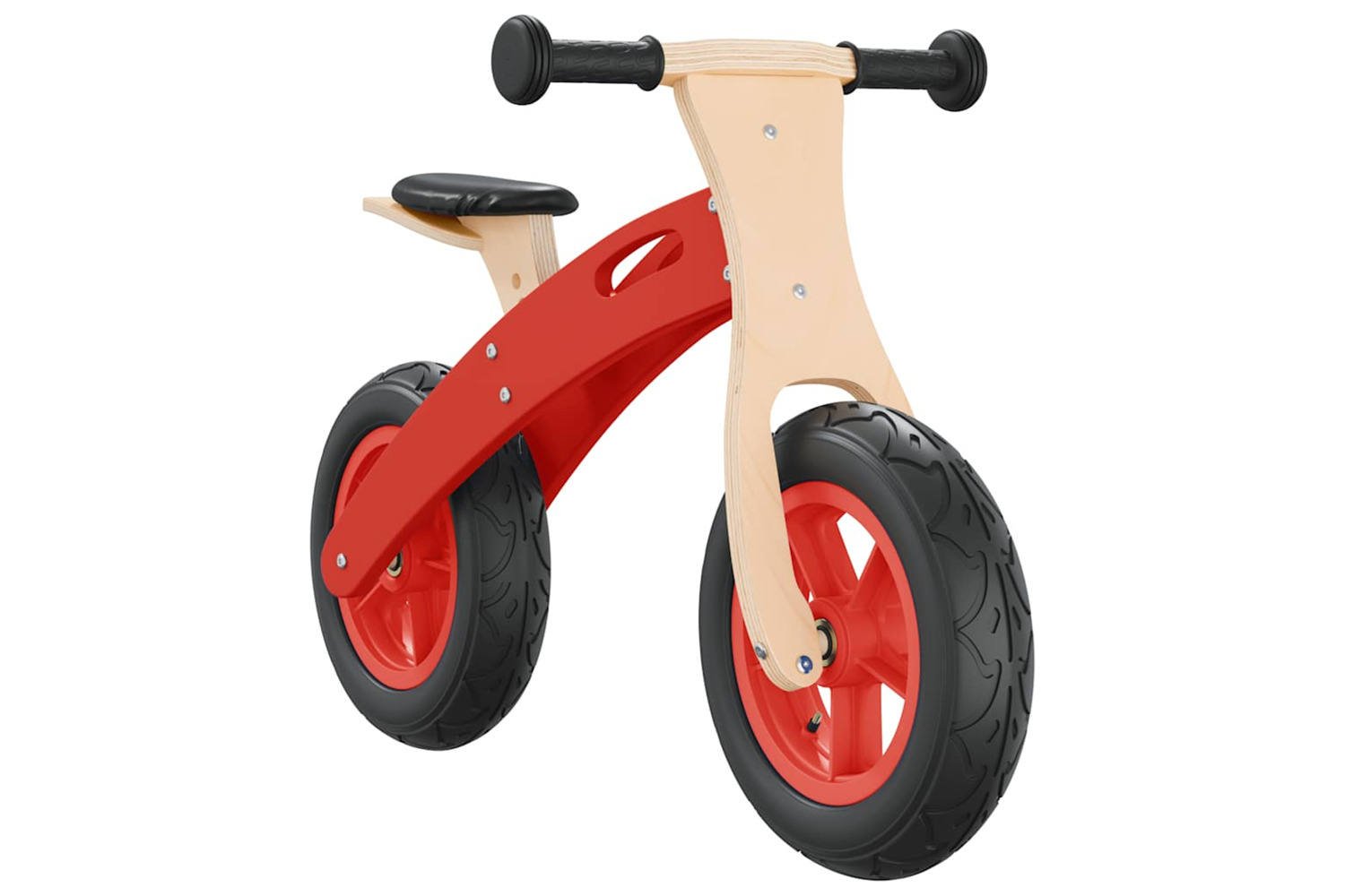 Vidaxl Balance Bike For Children With Air Tyres Red