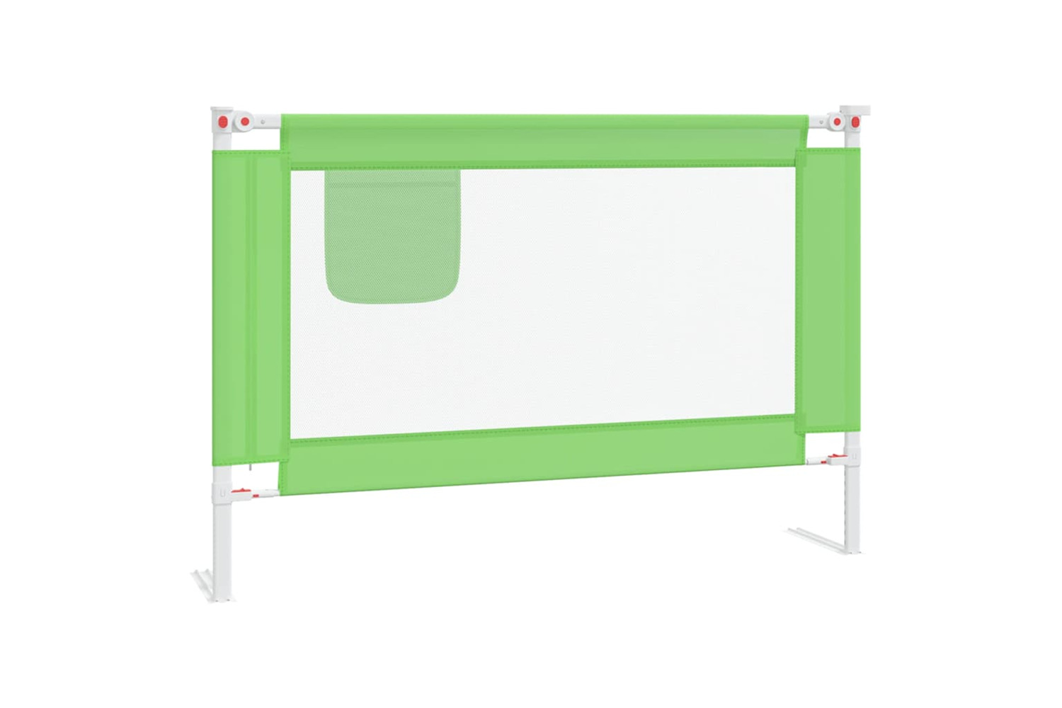 Vidaxl Toddler Safety Bed Rail Green 100x25 Cm Fabric