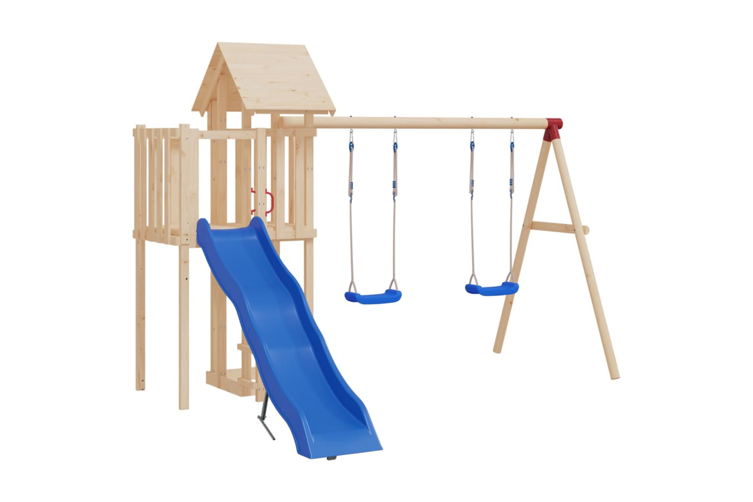 vidaXL 91698 Swing Seats With Ropes 2 Pcs Blue 37x15cm Polyethene