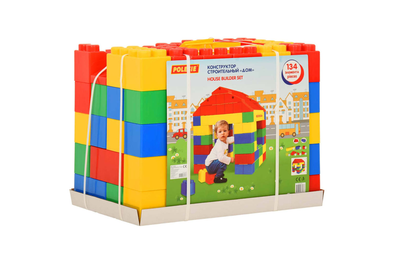 Polesie Wader - 80290 Block Toys Xxl 134 Piece