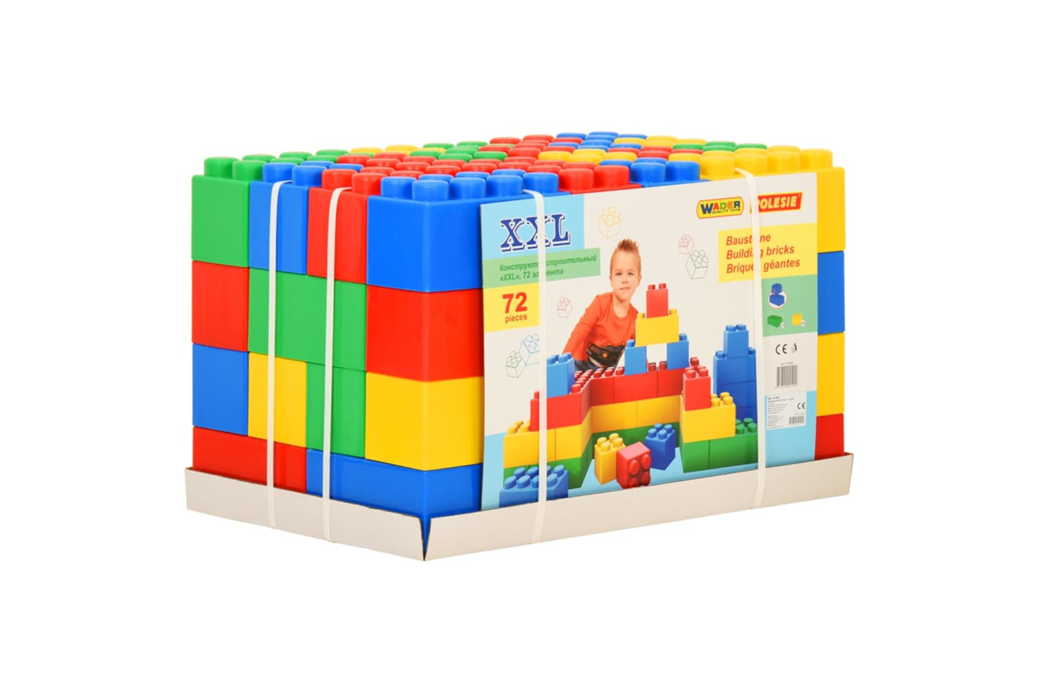 Polesie Wader - 80289 Block Toys Xxl 72 Piece