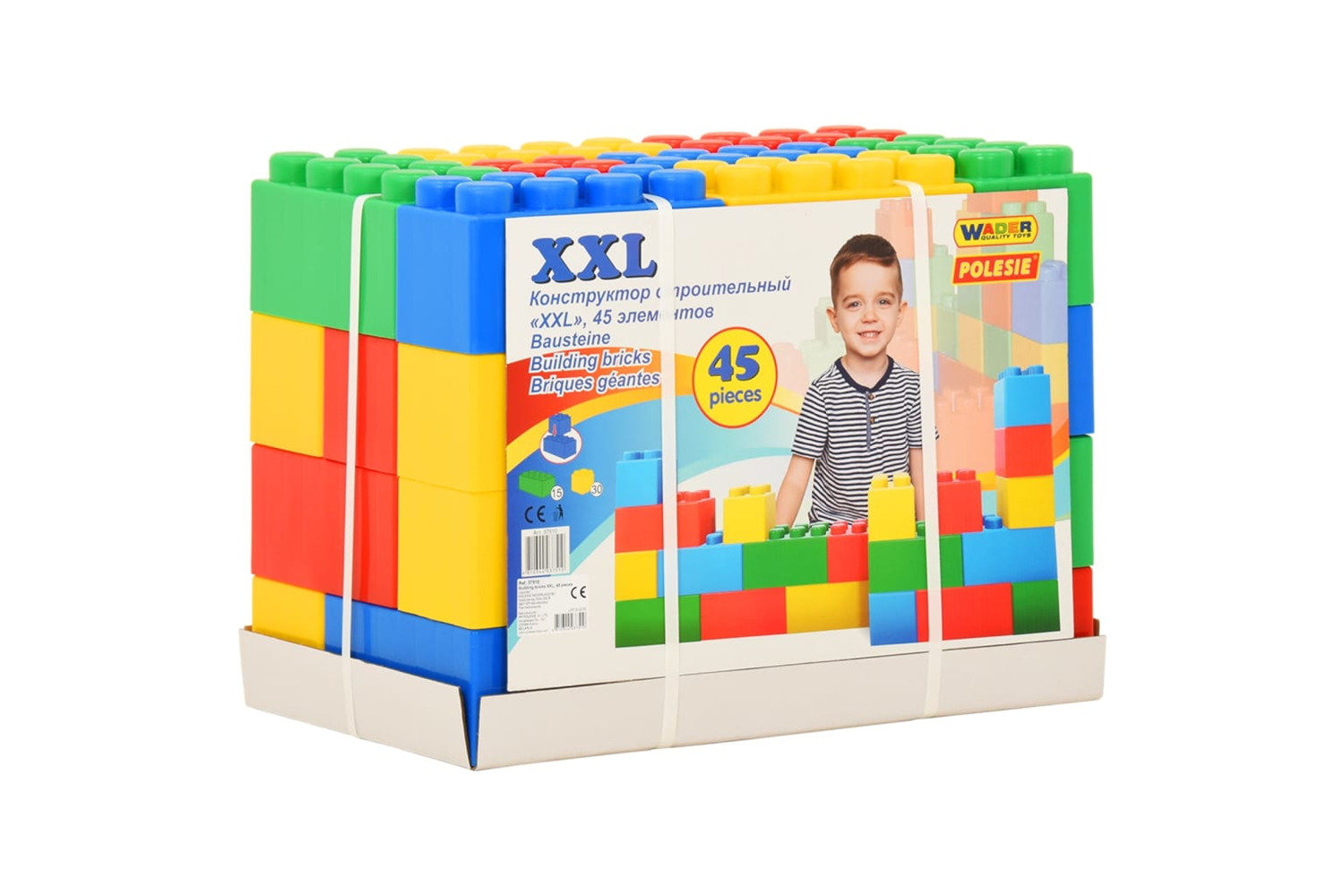 Polesie Wader - 80288 Block Toys Xxl 45 Piece