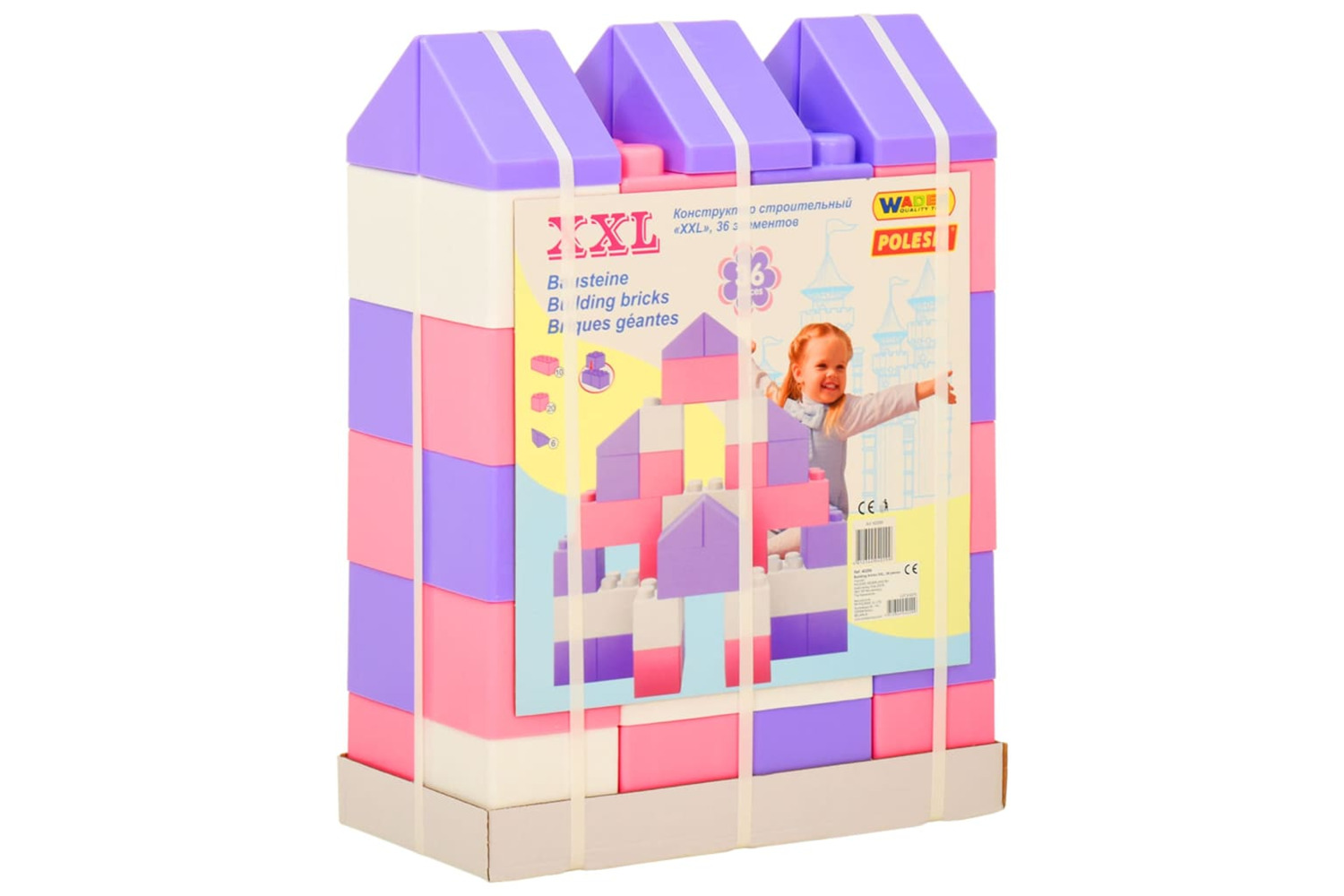 Polesie Wader - 80292 Block Toys Xxl 36 Piece