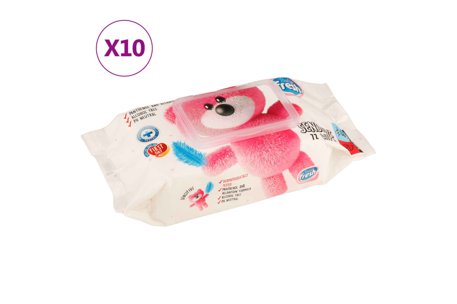 vidaXL 15222 Baby Wipes 10 Packs 720 Wipes