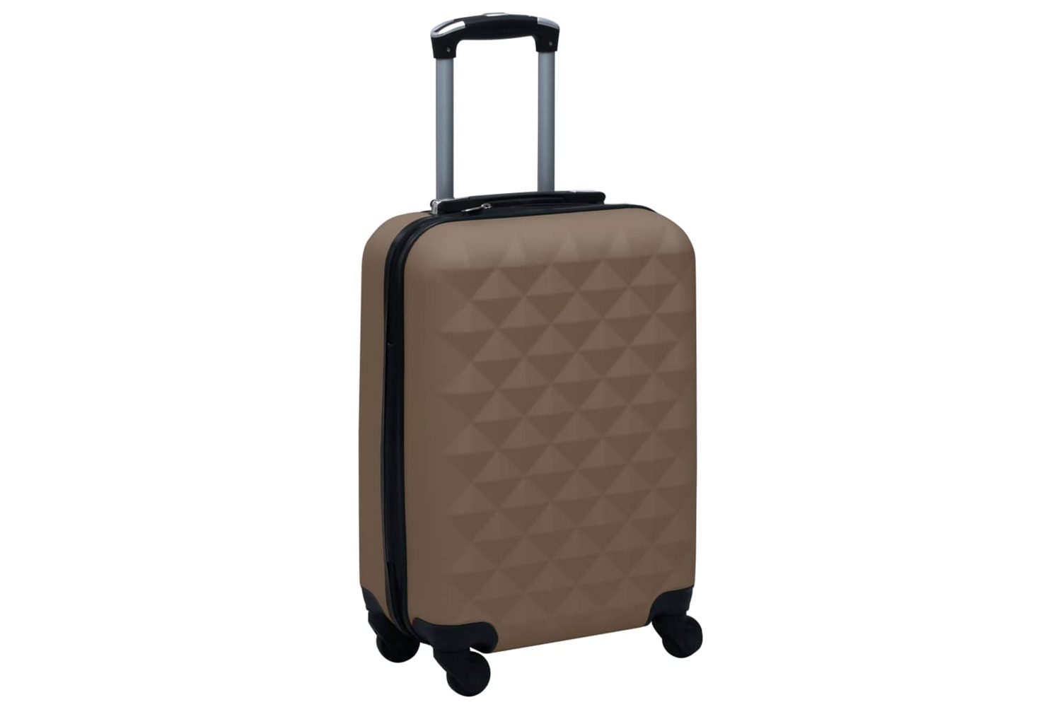 vidaXL 92423 Hardcase Trolley Brown Abs