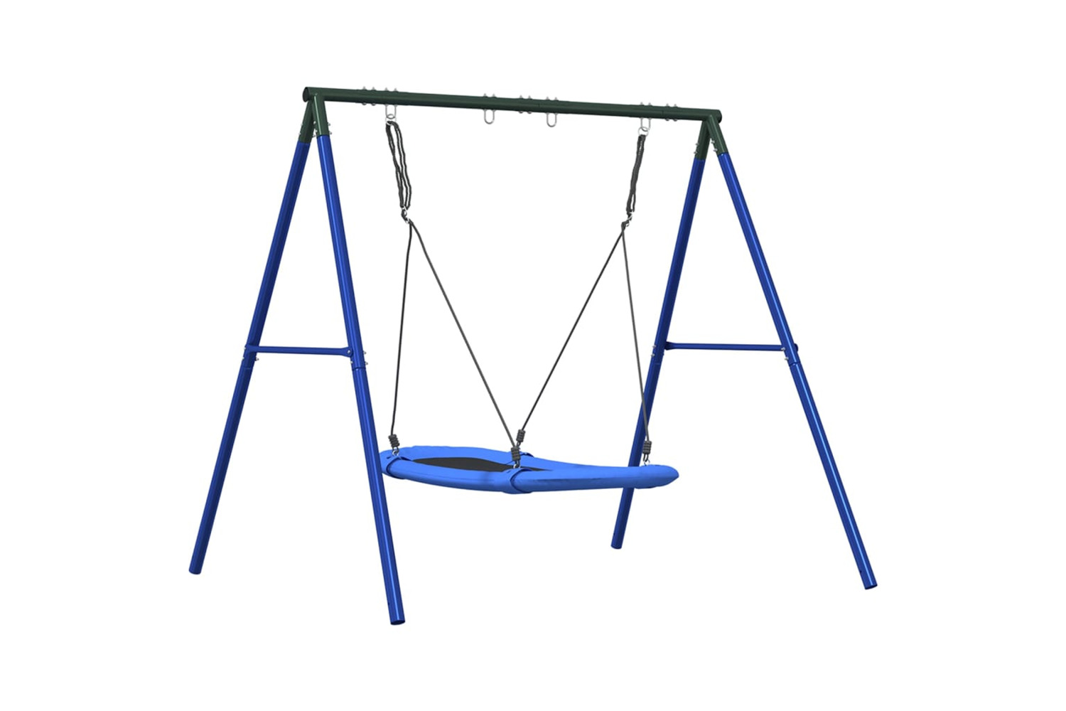 vidaXL 3283584 Outdoor Swing Set With Nest Swing