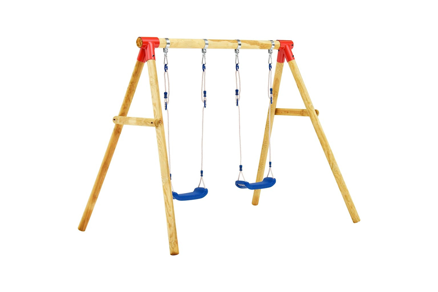 Vidaxl Swing Set 230x130x166 Cm Pinewood
