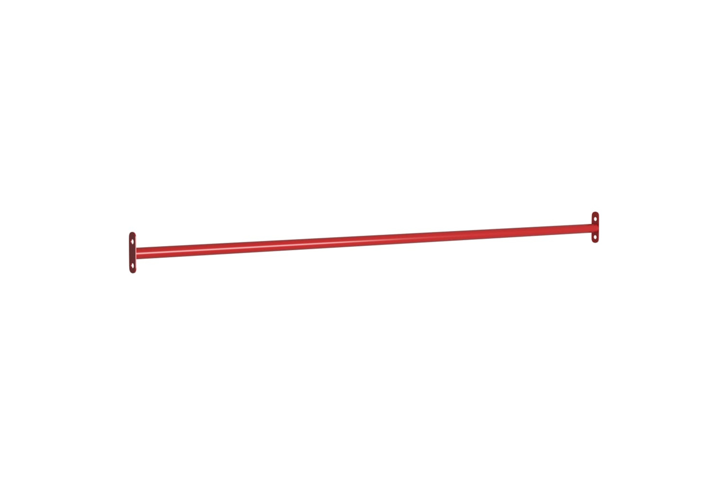vidaXL 93198 Turning Bar 125cm Steel Red