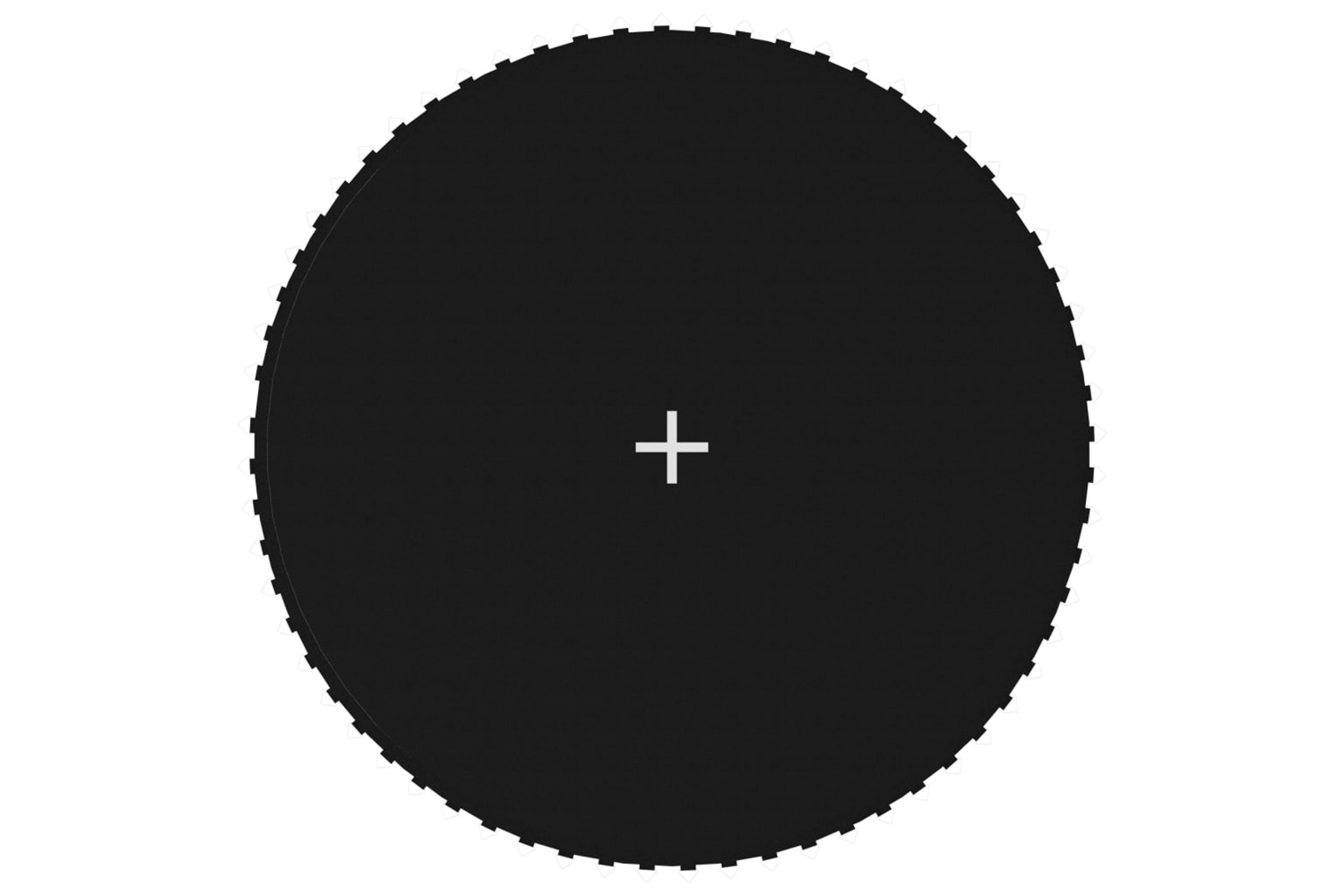 vidaXL 92404 Jumping Mat Fabric Black For 12 Feet/3.66 M Round Trampoline